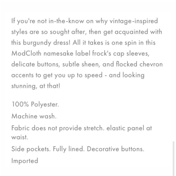 MODCLOTH Button Front Retro Chevron A-Line Dress small NEW sash belt - Picture 5 of 5